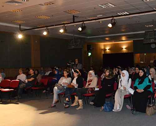 The arabic literature club at auk hosts a play on al-karnak poet