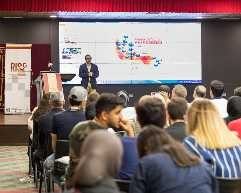 RISE Center at AUK Hosts Innovation Fair