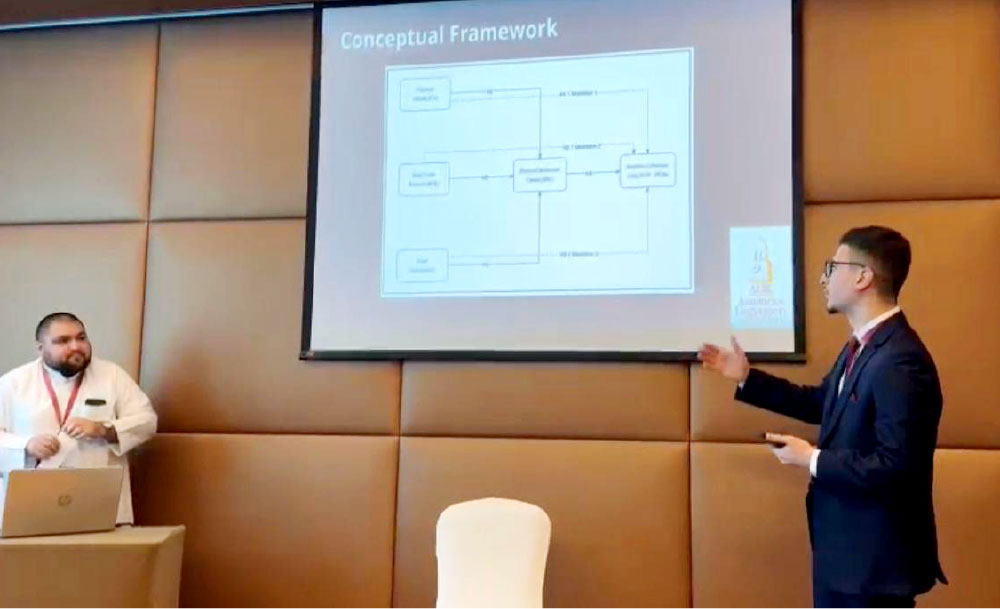 Auk team participates in the 7th international esi conference in qatar