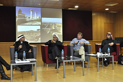 The center for gulf studies at auk and the arabana project co-host a panel discussion about subbiya