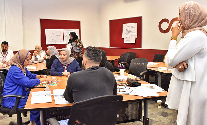 The center for continuing education cce at auk launched the leadership development certificate program with al-amiri hospital