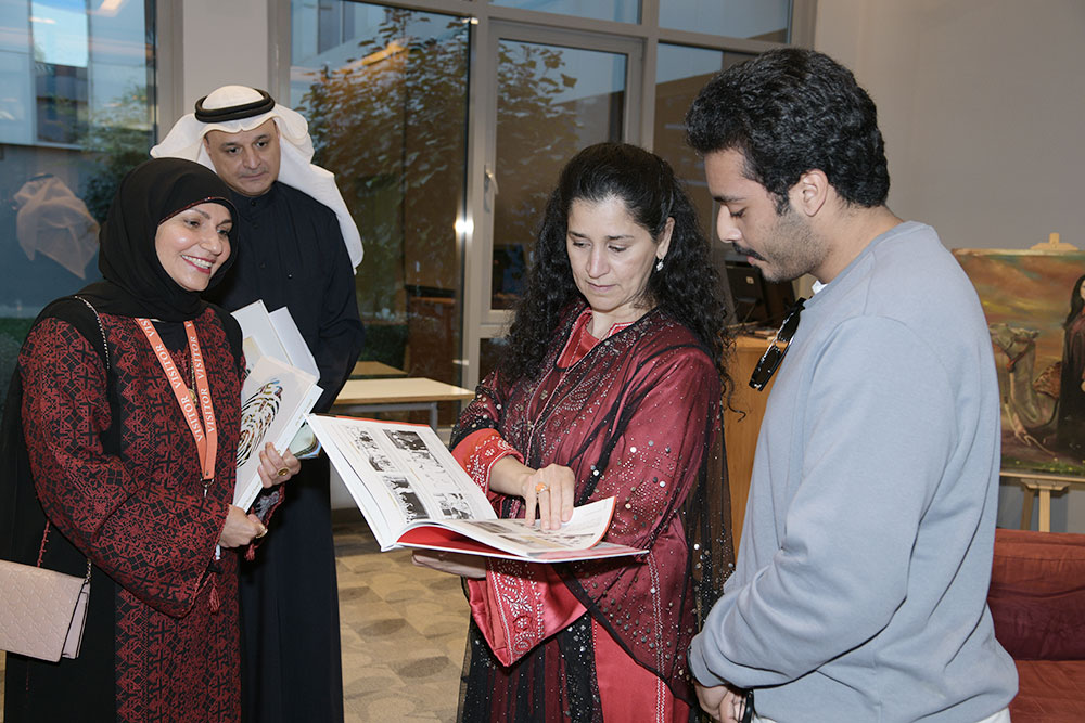 Auk library hosts sheikha intisar salem al-ali for book discussion on 400 years of kuwait