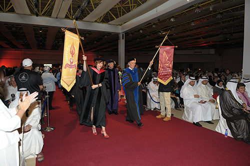 The american university of kuwait auk graduates its 9th class