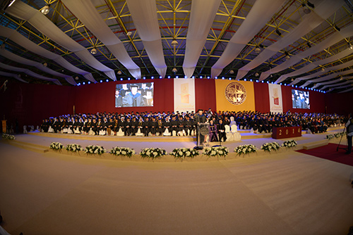 The american university of kuwait auk graduates its 9th class