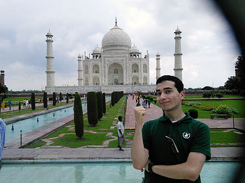 AUK Student Omar Khalil Returns from Agra