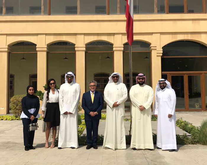 Auk model united nations visit to the kuwait diplomatic institute kdi
