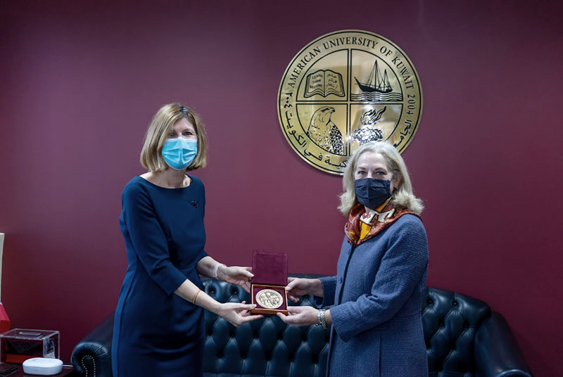 US Ambassador Visits AUK Campus