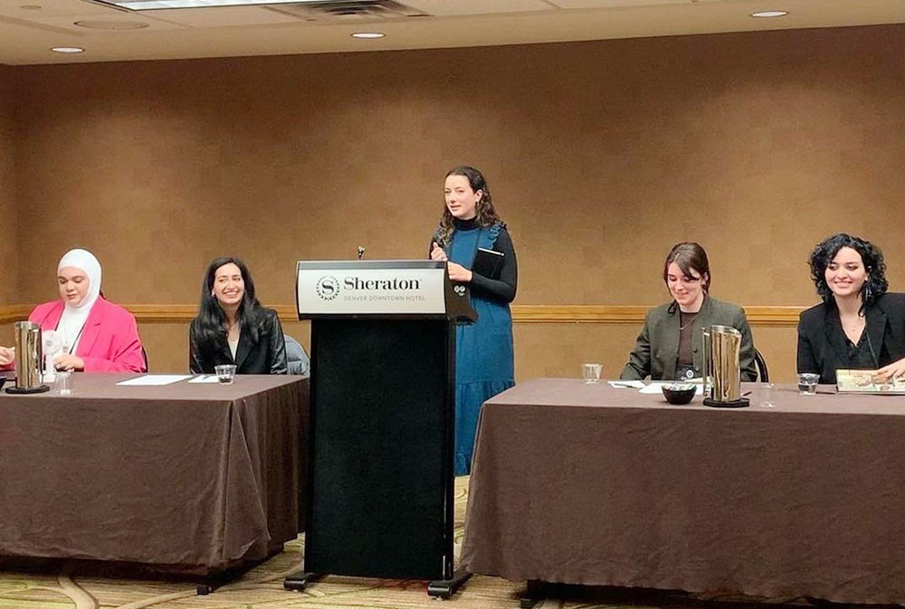 Auk students participate in sigma tau delta annual convention in denver usa