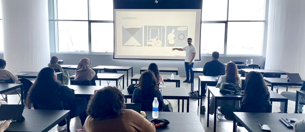 Beyond the classroom auk students explore comics from industry expert