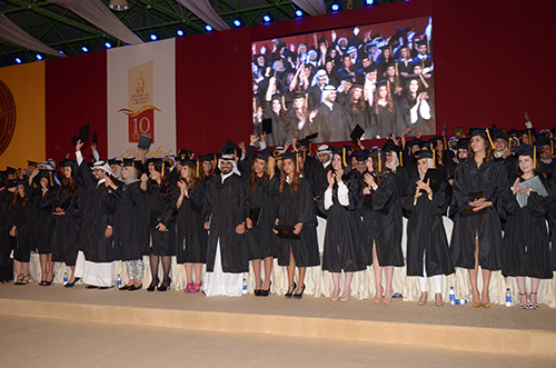 The american university of kuwait auk graduates its 9th class