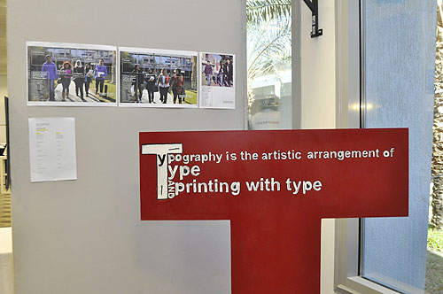 The arts  graphic design program organizes the fall 2011 senior capstone graphic design exhibition