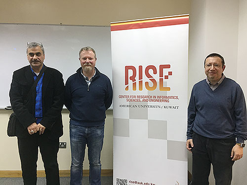 AUK's RISE Center Holds a Lecture Entitled, "Mobile, VR & AI - the Future of Disruption in Media"
