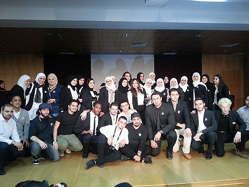 Scratches of syria delivers a message of hope and love at auk