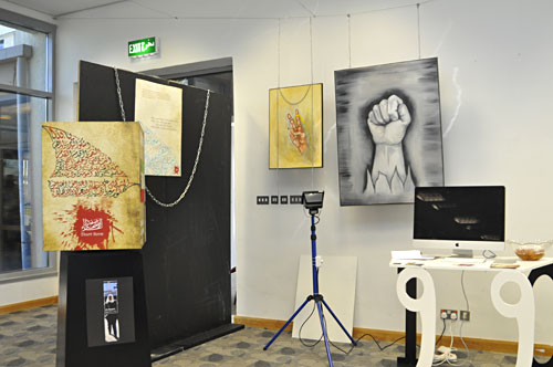 The arts  graphic design program organizes the fall 2011 senior capstone graphic design exhibition