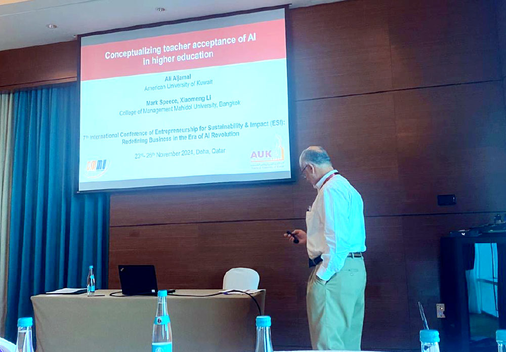 Auk team participates in the 7th international esi conference in qatar