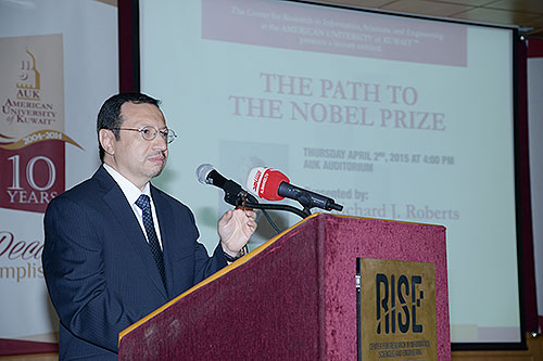 Rise hosts nobel laureate sir richard roberts