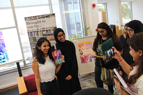 Auk library hosts a book review for dana aljouder