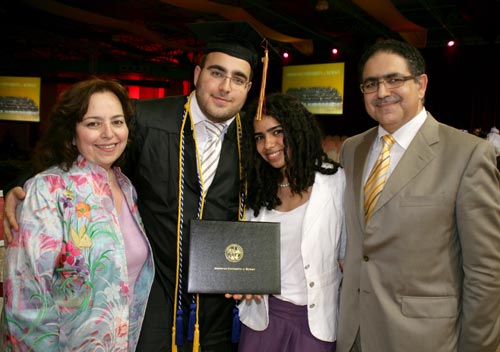 American university of kuwait graduation ceremony 2010