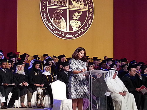 The american university of kuwait auk graduates its 9th class