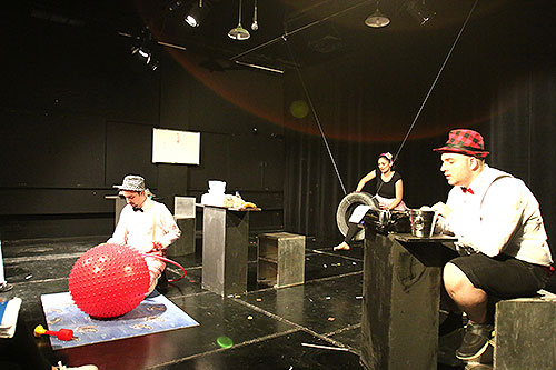 The drama spring production all in the timing