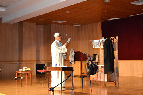 The Arabic Literature Club at AUK Hosts a Play on Al-Karnak Poet