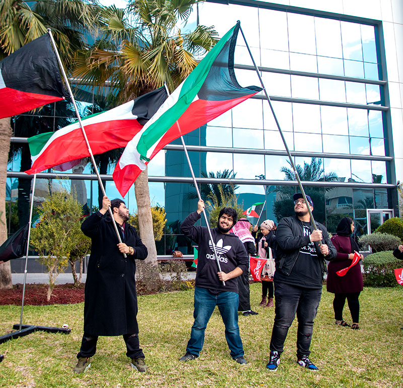 Auk holds flag hoisting ceremony