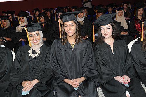 The american university of kuwait auk graduates its 9th class