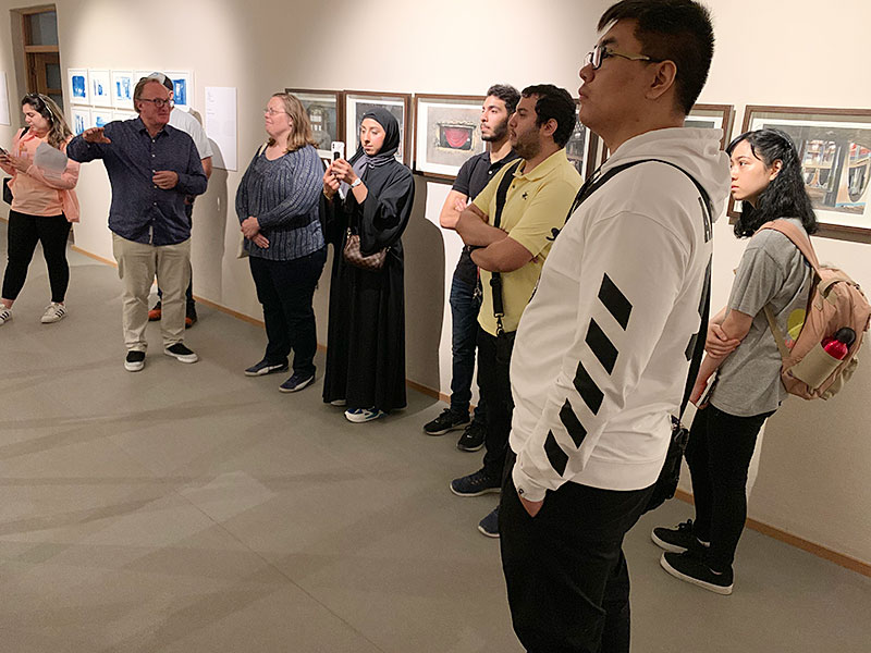 Auk graphic design students and the places they call home