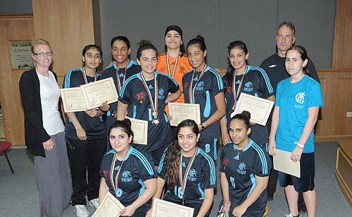 Ask and ges crowned champions of the 2nd annual high school football tournament at auk