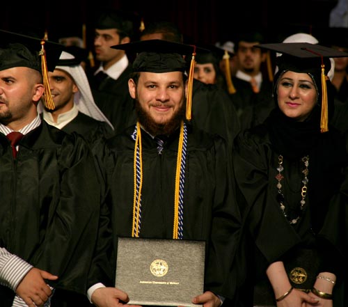 American university of kuwait graduation ceremony 2010