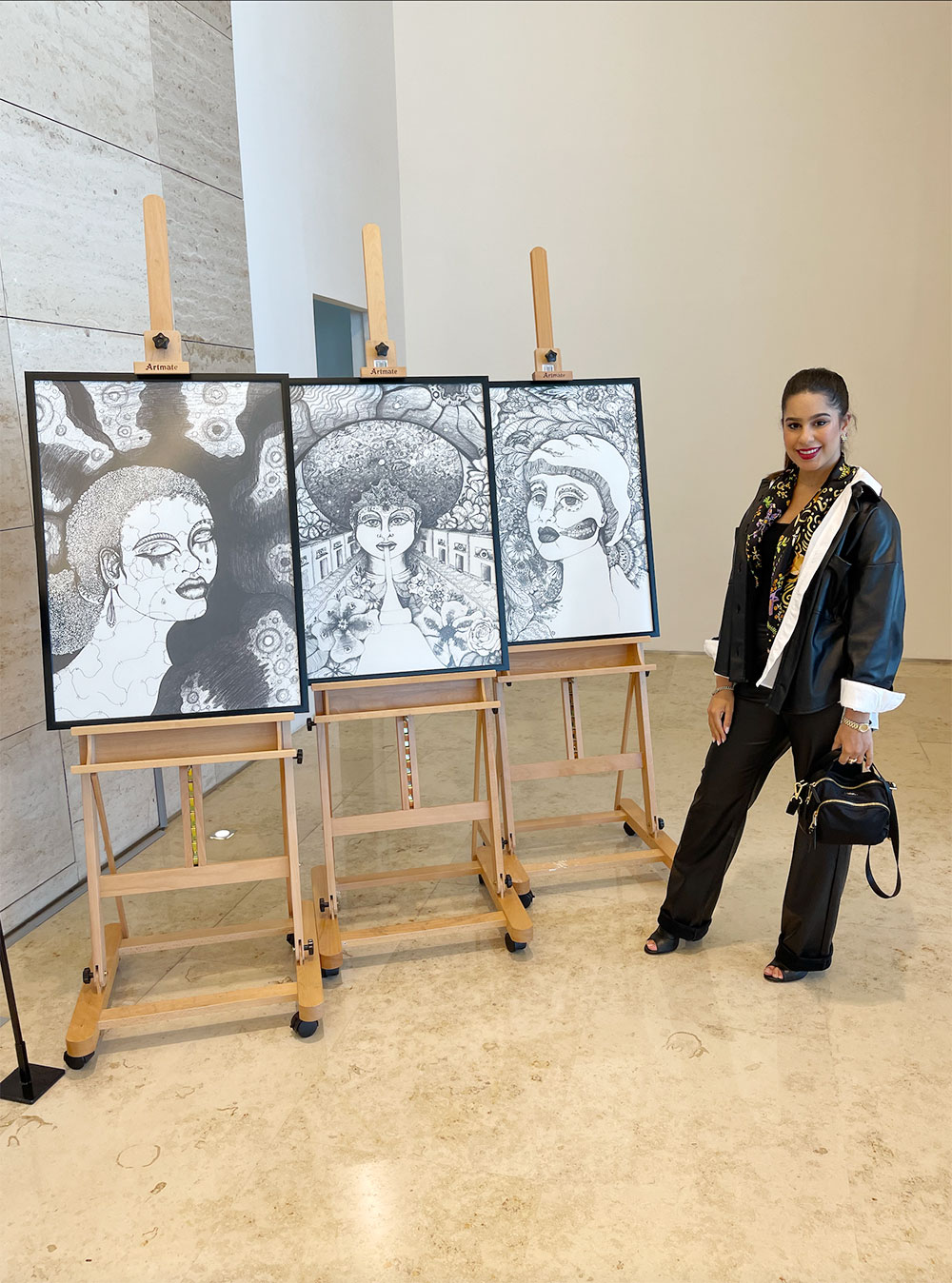 Auk art  graphic design department participates in tedxkuwait city exhibition