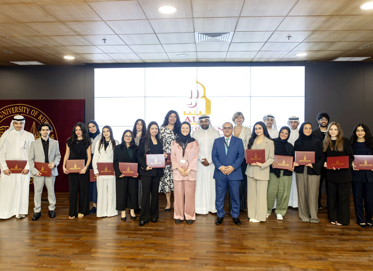 AUK Hosts Beta Gamma Sigma Induction Ceremony Honoring Outstanding Business Students