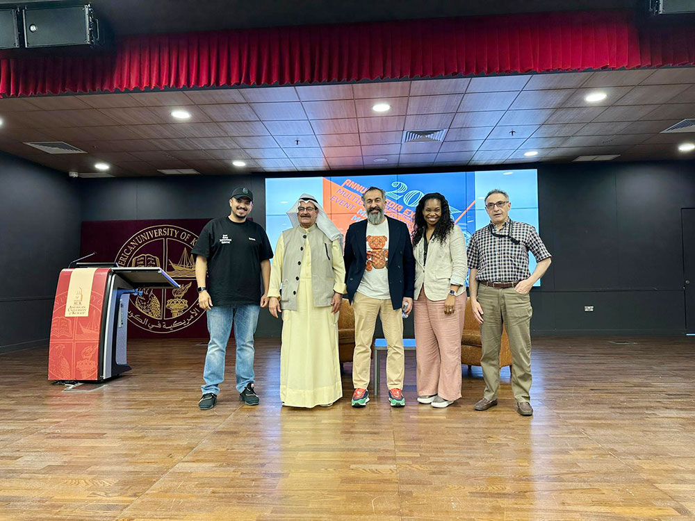 Auk media  communications department hosts media exhibition