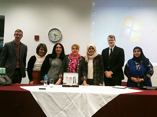 Layla al-othman discusses the novel and story in kuwait at auk