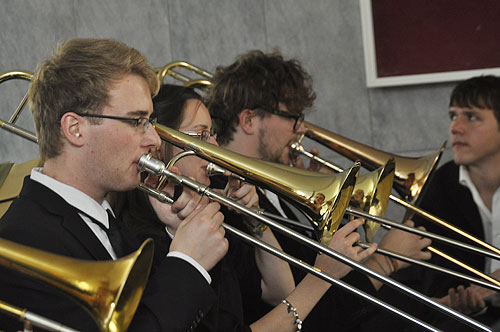 German youth jazz orchestra performs at auk