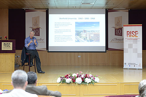Rise hosts nobel laureate sir richard roberts