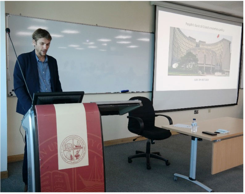 Exploring Global Finance at AUK: Dr. Maxime Izoulet Discusses Monetary Policies and Economic Shifts