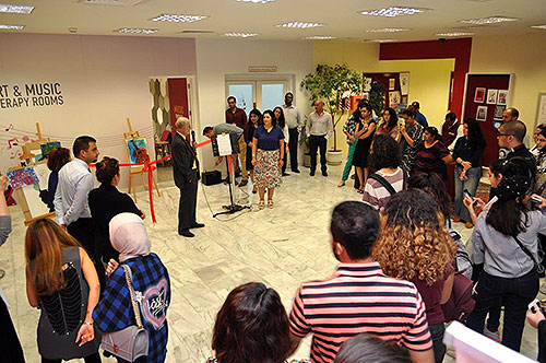 Auk officially opens art and music therapy rooms