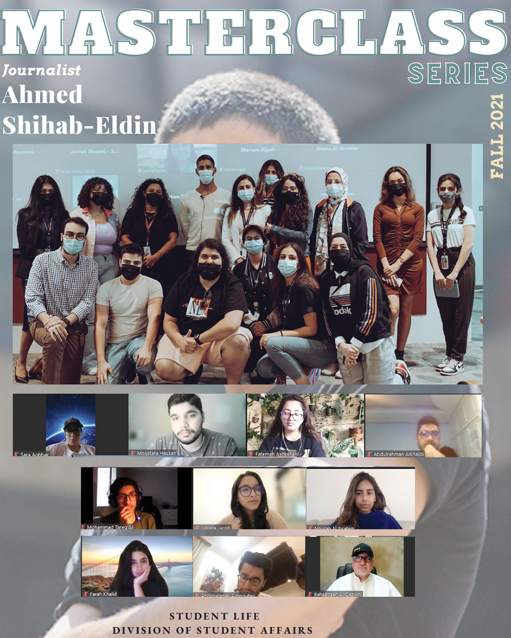 AUK Inaugurates Masterclass Series for Fall 2021 with Ahmed Shihab-Eldin