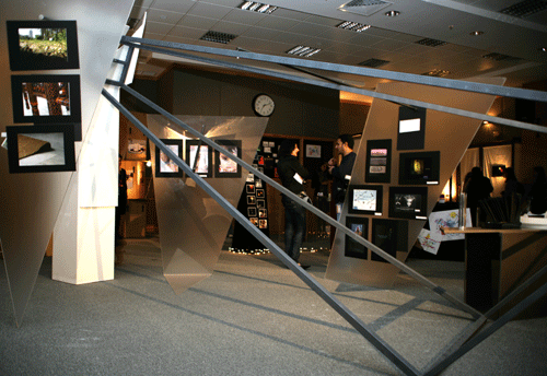 First senior graphic design portfolio student showcase