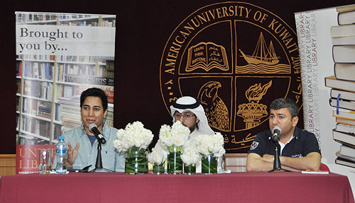 Abdulwahab Al-Sayed and Abdulaziz Al-Hashash Talk at AUK