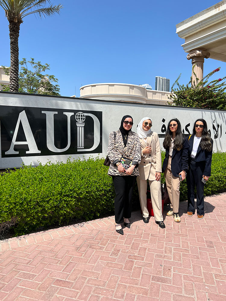 Aukmun board members attend 8th annual mun conference at aud