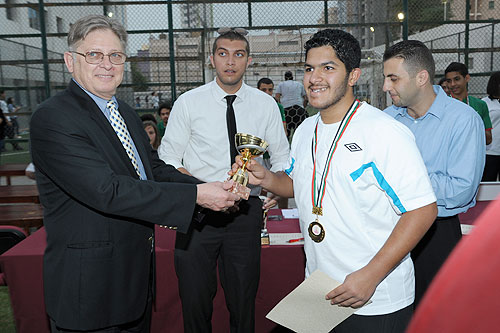 Ask and ges crowned champions of the 2nd annual high school football tournament at auk