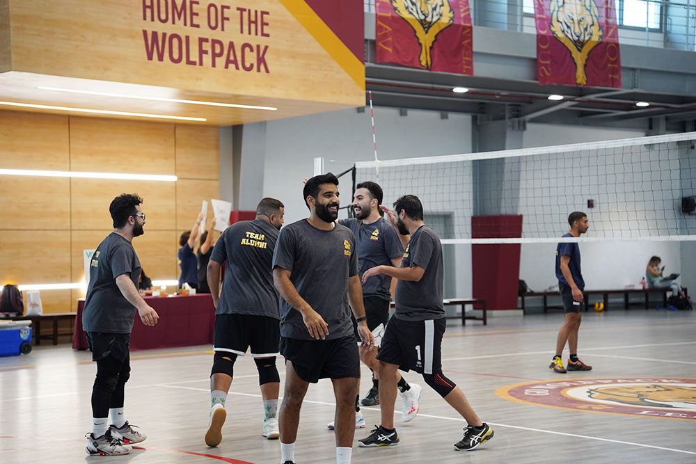 The american university of kuwait hosts return of the wolf pack