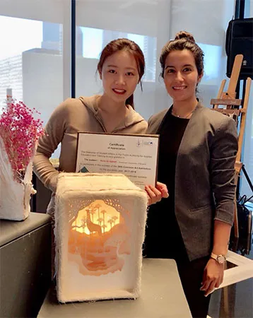 Three AUK Art & Graphic Design Students Win Positions in the 29th Joint Art Exhibition