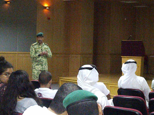 Kuwait national guard presents at auk