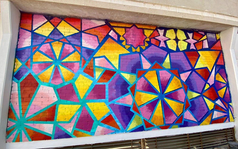 Art in action professor stoeckleys inspiring murals