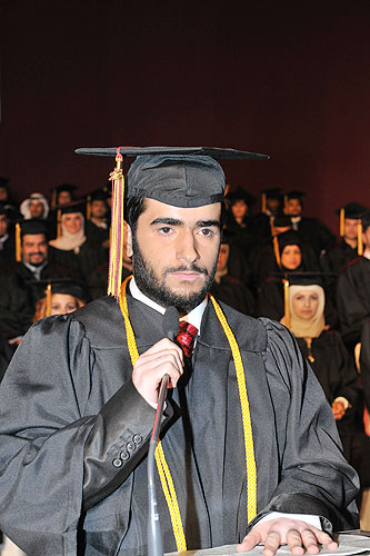 American university of kuwait graduation ceremony 2012