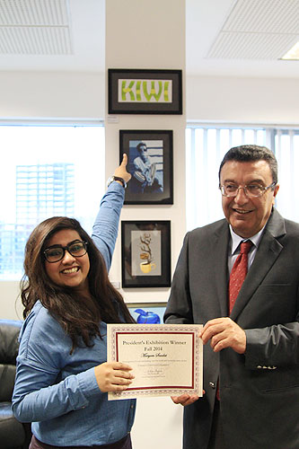 Auk holds the fall presidents art exhibition