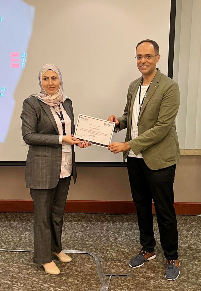 Auk faculty and students present research papers in simdte 2023 conference
